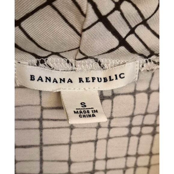 Banana Republic Silk/Cotton Blend Drape Neckline LIghtweight Dress Size S EUC - Picture 7 of 8